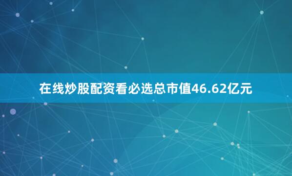 在线炒股配资看必选总市值46.62亿元
