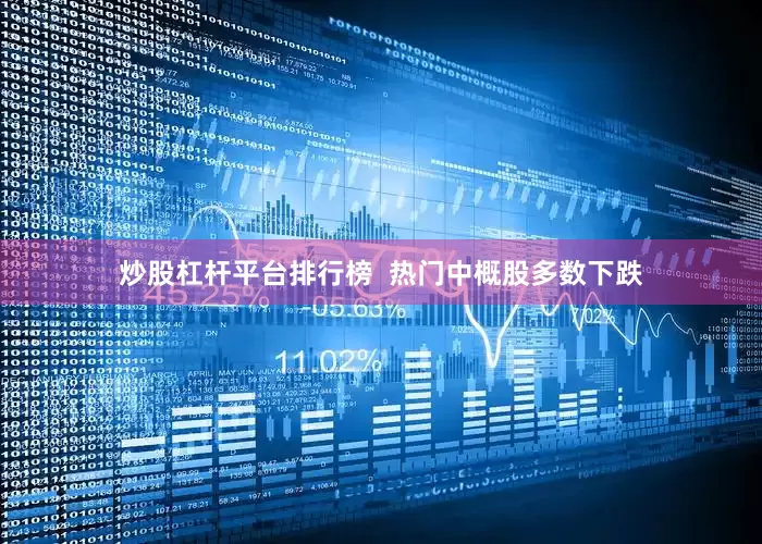 炒股杠杆平台排行榜  热门中概股多数下跌
