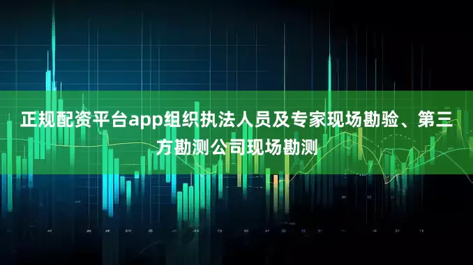 正规配资平台app组织执法人员及专家现场勘验、第三方勘测公司现场勘测