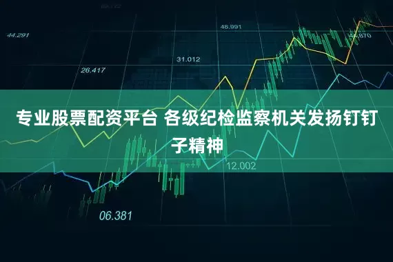 专业股票配资平台 各级纪检监察机关发扬钉钉子精神
